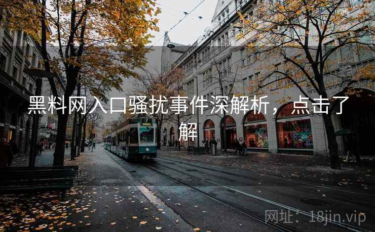 黑料网入口骚扰事件深解析,点击了解