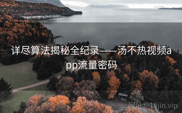 详尽算法揭秘全纪录——汤不热视频app流量密码